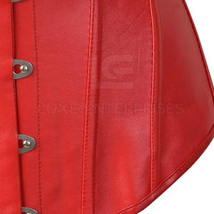 Corset en cuir pour femme, fabriqué en usine, respirant, écologique, de haute qualité, sans couture, personnalisable, taille moyenne - Product Image 5