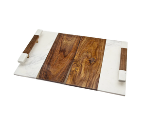 Top Trending Wood & Marble Restaurant Thé Plateau de service en verre qualité durable meilleur design à moindre coût - Product Image 4