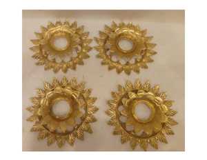 การออกแบบใหม่ที่มีคุณภาพสูงอียิปต์อุปกรณ์สูบบุหรี่ทองเหลืองที่เป็นของแข็งที่ไม่ซ้ำกันหรูหรามอระกู่ถาด - Product Image 3