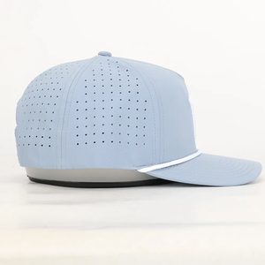 Sombrero de Golf de 5 paneles personalizado del fabricante VN agujeros cortados con láser logotipo bordado 3D deportivo impermeable tapa de cierre trasero de plástico interior - Product Image 4