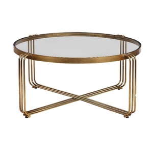 Muebles de marco de forma redonda, decoración de lujo, muebles de mesa anidados, mesa de centro, nuevo diseño personalizado, restaurante en casa - Product Image 4