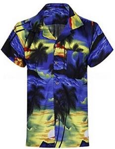 Chemise boutonnée à manches courtes impression par sublimation de haute qualité pour hommes au prix de gros vente en gros - Product Image 1