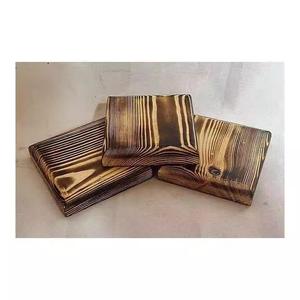 Ensemble de sous-verres décoratifs en bois avec support parfait pour la maison et le bar - Product Image 6