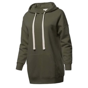 Sudaderas con capucha de mujer de peso pesado con hombros caídos personalizadas Impresión personalizada Logotipo bordado Sudaderas con capucha de algodón de gran tamaño de calle en blanco 2025 - Product Image 5