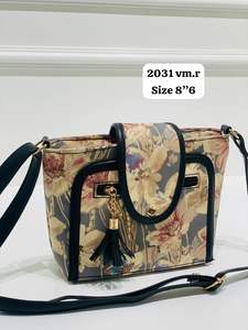 2024 nouveau sac fourre-tout personnalisé multicolore fait à la main pour femmes sac à main fantaisie en coton multicolore - Product Image 2