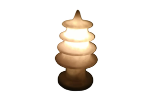 Lampe en forme d'arbre d'onyx blanc, lampe en pierre de cristal blanc, lampe en marbre d'onyx blanc - Product Image 2