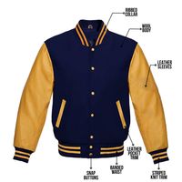 Veste universitaire de lycée personnalisée | Graduation Team Bomber Outerwear