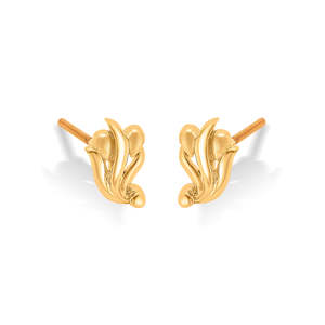 Pendientes de Aro con Diamantes en Oro Amarillo de 14k para Mujer - Product Image 4