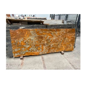 Alaska or marbre pierre naturelle dalle moderne usine approvisionnement en gros pour les comptoirs de cuisine planchers salles de bains hôtels inde - Product Image 1