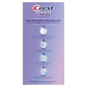 Dentifrice antibactérien Brilliance Herbal pour éliminer les taches tenaces, 3,1 oz, lot de 2, pour usage domestique - Product Image 2