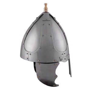 Couteau utilitaire médiéval viking artisanal de qualité industrielle en acier inoxydable, armure en mailles de chaîne réglable, bois personnalisable, OEM Push - Product Image 2