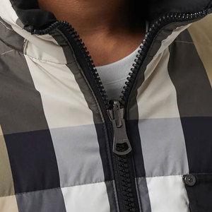 Veste d'hiver matelassée à col montant, style streetwear pour homme, avec motif de lettres, service OEM de logo personnalisé, fabrication sur mesure, manches longues - Product Image 6