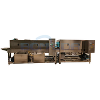 Machine de lavage de caisses de transformation alimentaire, laveuse de palettes, machine de nettoyage de conteneurs et de boîtes en plastique