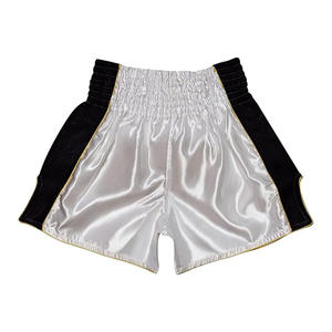 Short de boxe Muay Thai rétro coupe mince classique vêtements de kickboxing MMA élastiques solides pour tous les sports de combat - Product Image 6