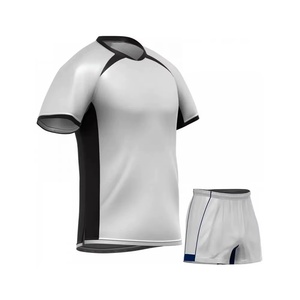 Conjunto de Camiseta y Pantalones Cortos de Rugby Transpirables para Hombre, Tallas Grandes, Sublimados, 100% Poliéster, Secado Rápido, Protección UV, Uniforme Deportivo - Product Image 6