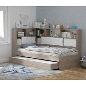 สไตล์โมเดิร์นขนาดคิงไซส์เตียงลอยสำหรับห้องนั่งเล่น - Product Image 6