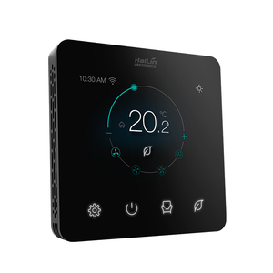 HaiLin Écran Tactile Couleur Smart Wi-Fi Thermostat Pour FCU + Hydronic Floor Heating 220V AC Flush Mounting Tuya App Vivi D Series - Product Image 2