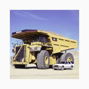 原装美国制造二手卡特彼勒102吨岩石采矿车12缸650惠普卡特彼勒773D自卸车待售