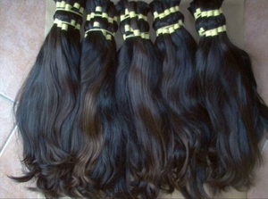 Temple indien du Sud Vierge Remy Trame Cheveux 100% Extension de Cheveux Humains Non Transformés Style Ondulé Bundles - Product Image 6