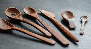 Cuchara y tenedor de madera más vendidos, juego de utensilios de cocina de madera, vajilla ecológica, cuchara de madera - Product Image 3