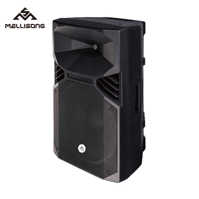 Professional 350+50W Class D DSP Active Digital Speaker Box Portable for Home Outdoor Karaoke Metal Shell MBB15AD for Stage