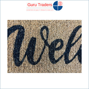 Tapis de coco naturels lavables personnalisés les plus vendus avec des motifs imprimés pour l'entrée de la maison au meilleur prix auprès de l'exportateur indien - Product Image 3