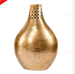 antique metal stainless steel <b>golden</b> finished flower vase for hotel restaurant and <b>bar</b> - Product Image 1