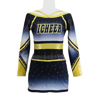 Uniforme de Porristas Personalizado de Alta Calidad, Falda de Poliéster Doble de Alta Calidad - Product Image 1