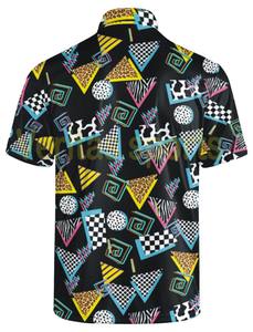 Polo de punto de calidad superior para hombre, diseño de golf personalizado con nuevo estilo de impresión por sublimación en blanco - Product Image 2