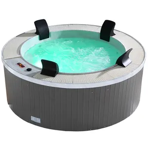 Bán Hot bigeer BG-6608 jacuzy ngoài trời bồn tắm nước nóng Spa với Bồn tắm massage Intex Hồ bơi bơm hơi