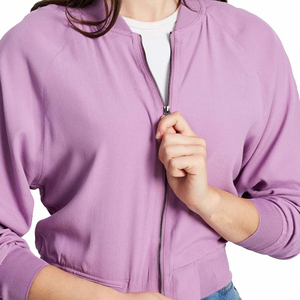 Vestes bomber pour femmes les plus vendues 2026, coupe-vent respirant, logo personnalisé, taille plus, veste bomber pour femmes, service OEM - Product Image 1