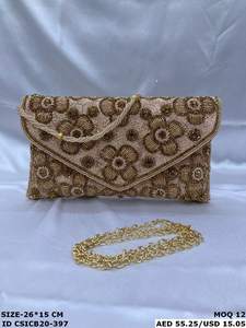 Bolso de noche hecho a mano de diseñador elegante hecho a mano para mujer, bolso de mano nupcial para boda, embragues exclusivos hechos a mano - Product Image 4