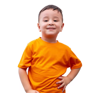 Venta Directa IMRON KIDS Camisetas Transpirables con Cuello Redondo 100% Algodón de Uzbekistán para Niños, Camisetas Informales de Manga Corta de Tela de Punto Sólida para Niños - Product Image 3