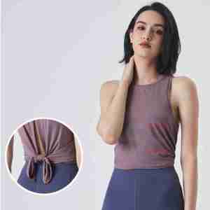 Casual Basic Sleeveless <b>Crop</b> <b>Tops</b> Femme Women Tank <b>Top</b> Round Neck Racerback Ribbed Tank <b>Top</b> - Product Image 1