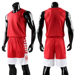 Maillots de basket-ball respirants confortables personnalisés professionnels conception libre ligue équipe joueurs Logo uniforme de basket-ball - Product Image 1