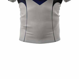 Camiseta de Rugby de Secado Rápido para Verano, Nueva Moda, Personalizable, Precios Razonables, en Color Sólido - Product Image 2