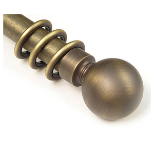 Unique Designs Brass Curtain <b>Rod</b> Set Curtain <b>Rod</b> Bracket and Metal Curtain Poles 2025 - Product Image 2