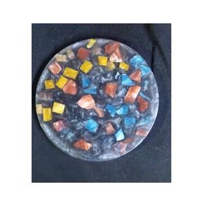 Sous-verres ronds en résine pour la maison, la cuisine, la table, les hôtels, les restaurants, sous-verres de luxe, vente en gros, réutilisables - Product Image 1