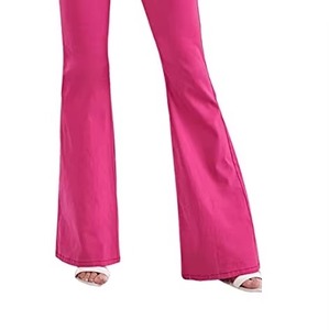 กางเกงยีนส์ทรงตรงเอวสูงสไตล์วินเทจพิมพ์ลายขาดๆ สำหรับผู้หญิง แบบลำลองทรงบอยเฟรนด์ สไตล์แบ็กกี้ รับผลิตแบบ OEM ODM - Product Image 4