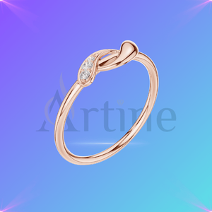 Vente en gros de bagues en argent sterling 925 avec or modéré 10 carats et pierres CZ - Product Image 1