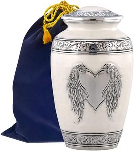 Urnes funéraires en aluminium bleu profond à bas prix pour adultes Urnes classiques en bronze massif funéraires - Product Image 2