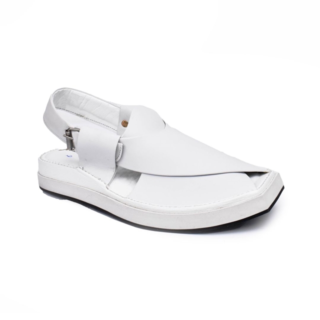 Buy In Bulk White Leather Sandals For Men Soft Genuine Leather | Alibaba.com