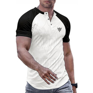 บริการ OEM เสื้อเชิ้ตแขนสั้นเฮนลีย์ ผ้าถักโพลีเอสเตอร์/คอตตอน เป็นมิตรกับสิ่งแวดล้อม ระบายอากาศได้ดี เสื้อลำลอง ราคาดีที่สุด - Product Image 6