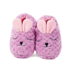 Chaussons de maison pour bébé fille avec semelle antidérapante Chaussons d'intérieur en peluche doux pour l'hiver Chaussons chauds pour lapin de dessin animé - Product Image 3