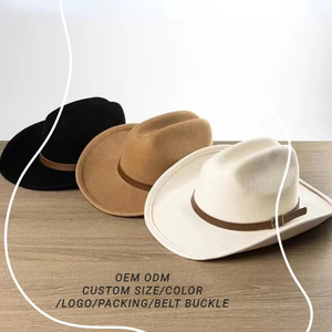 Sombreros de Cuero de Alta Calidad Hechos a Medida con Estilo Moderno para Hombre, Nuevos Sombreros de Vaquero Hechos en Cuero Genuino - Product Image 3