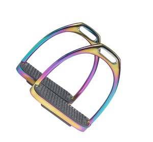 Recién llegado, estribos para montar a caballo de acero inoxidable, agarre antideslizante para SILLÍN inglés, fábrica OEM al por mayor - Product Image 3
