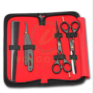 Kit de tijeras de corte de pelo afiladas al por mayor, juego profesional de tijeras de peluquero de acero inoxidable de 6,7 pulgadas - Product Image 1
