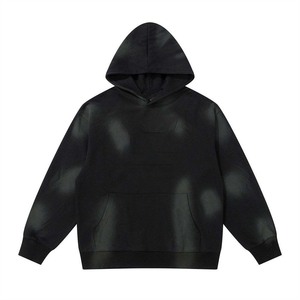 Nouveau sweat-shirt oversize délavé à l'acide, sweat-shirt à cordon de serrage, sweat-shirt à capuche zippé, veste délavée au soleil - Product Image 2