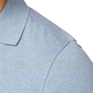 Los hombres más vendidos para camisetas de polo Nuevo diseño Ropa casual de alta calidad Patrón sólido Tela de punto Venta caliente - Product Image 6