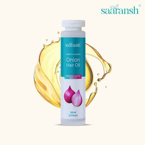Herbal Saaransh <b>Onion</b> <b>Hair</b> <b>Oil</b> with <b>Onion</b> Extracts for Strong Smooth and Manageable <b>Hair</b> At Lowest Price - Product Image 3